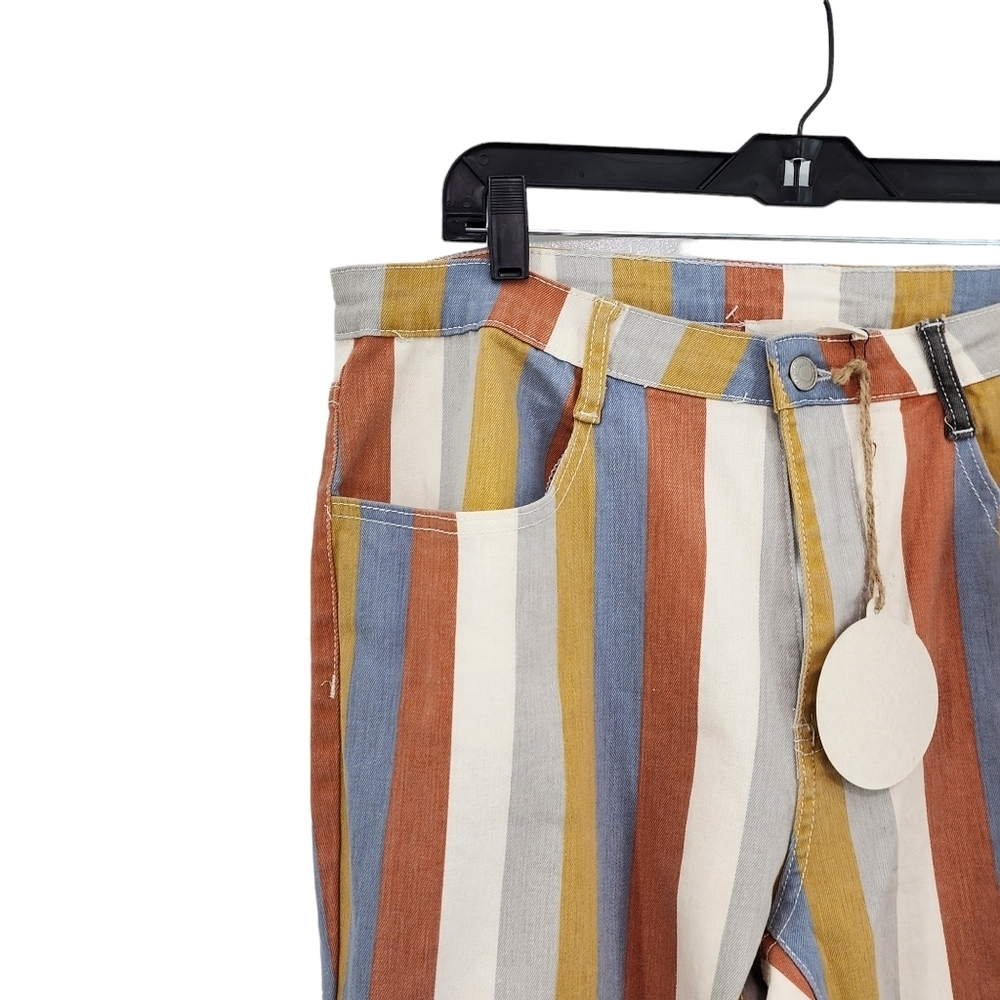 Saints & Hearts Women's Retro Amplified Stripe Flare Jeans - 2XL - Picture 3 of 9